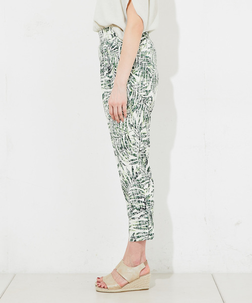 RIVE DROITE（リヴドロワ）の「【パームリーフ】タックパンツ（その他パンツ・レディース・カーキ/グリーン・FREE）」の6枚目の写真