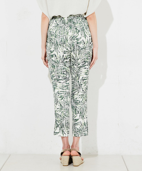 RIVE DROITE（リヴドロワ）の「【パームリーフ】タックパンツ（その他パンツ・レディース・カーキ/グリーン・FREE）」の4枚目の写真