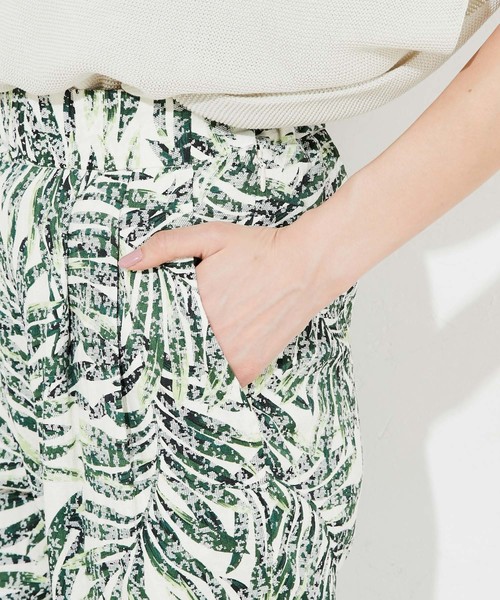 RIVE DROITE（リヴドロワ）の「【パームリーフ】タックパンツ（その他パンツ・レディース・カーキ/グリーン・FREE）」の15枚目の写真