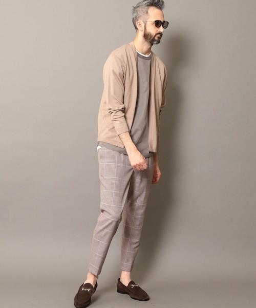 BEAUTY&YOUTH UNITED ARROWS（ビューティーアンドユースユナイテッドアローズ）の「BY ウォッシャブル ノーボタン カーディガン ◆（カーディガン/ボレロ・メンズ・ケリー/ベージュ/ネイビー/ライトグレー・SMALL/LARGE/MEDIUM/X-LARGE）」の14枚目の写真