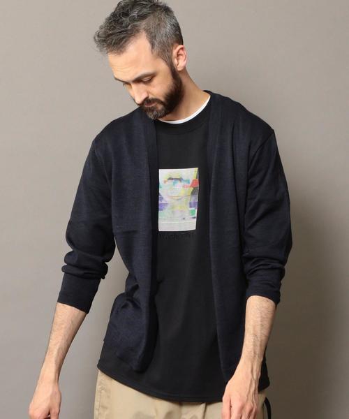 BEAUTY&YOUTH UNITED ARROWS（ビューティーアンドユースユナイテッドアローズ）の「BY ウォッシャブル ノーボタン カーディガン ◆（カーディガン/ボレロ・メンズ・ケリー/ベージュ/ネイビー/ライトグレー・SMALL/LARGE/MEDIUM/X-LARGE）」の18枚目の写真