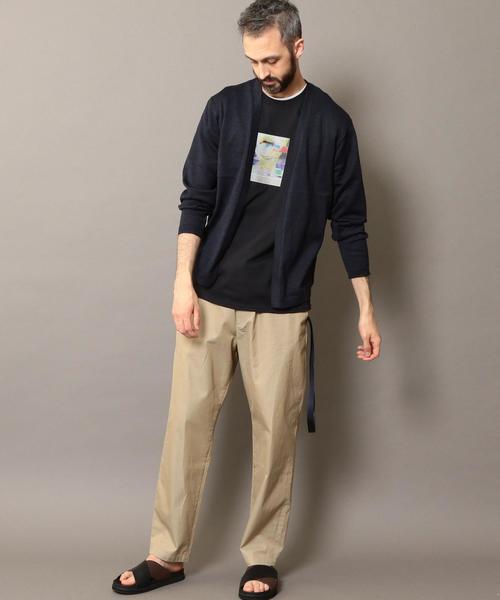 BEAUTY&YOUTH UNITED ARROWS（ビューティーアンドユースユナイテッドアローズ）の「BY ウォッシャブル ノーボタン カーディガン ◆（カーディガン/ボレロ・メンズ・ケリー/ベージュ/ネイビー/ライトグレー・SMALL/LARGE/MEDIUM/X-LARGE）」の7枚目の写真