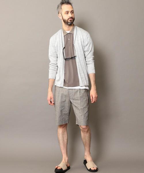 BEAUTY&YOUTH UNITED ARROWS（ビューティーアンドユースユナイテッドアローズ）の「BY ウォッシャブル ノーボタン カーディガン ◆（カーディガン/ボレロ・メンズ・ケリー/ベージュ/ネイビー/ライトグレー・SMALL/LARGE/MEDIUM/X-LARGE）」の10枚目の写真