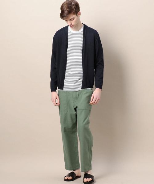 BEAUTY&YOUTH UNITED ARROWS（ビューティーアンドユースユナイテッドアローズ）の「BY ウォッシャブル ノーボタン カーディガン ◆（カーディガン/ボレロ・メンズ・ケリー/ベージュ/ネイビー/ライトグレー・SMALL/LARGE/MEDIUM/X-LARGE）」の20枚目の写真