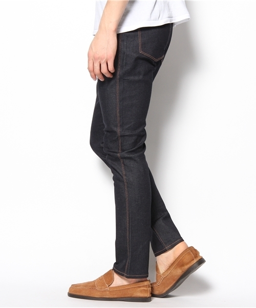 WEGO（ウィゴー）の「WEGO/テーパードデニム（デニムパンツ・メンズ・ダークインディゴブルー・MEDIUM/LARGE）」の2枚目の写真