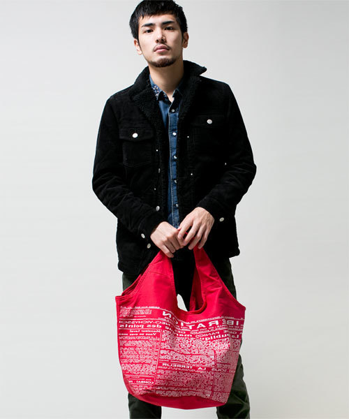 NANO universe（ナノユニバース）の「オリジナルバルーントートver.2（トートバッグ・メンズ・オフホワイト/ブラック/カーキ/ブルー/レッド/ネイビー/ライトグレー・FREE）」の13枚目の写真