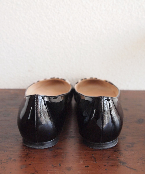 BEAUTY&YOUTH UNITED ARROWS(ビューティーアンドユースユナイテッドアローズ)の「BYTF ∵エナメルヘアーコンビポインテッドフラットシューズ ◆§4(その他シューズ・レディース・ブラック/ブラウン・36/36.5/37/37.5/38)」の5枚目の写真