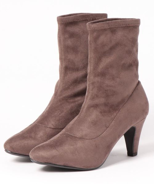 LE TALON(ルタロン)の「7cmポインテッドストレッチショートブーツ(ブーツ・レディース・ブラック/グレー/ボルドー・MEDIUM/LARGE/SMALL/X-LARGE)」の3枚目の写真