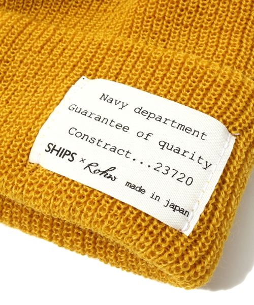 SHIPS for women（シップスフォーウィメン）の「Rohw Master Product/SHIPS ニットキャップ（ニットキャップ/ビーニー・レディース・チャコールグレー/ワイン/イエロー/グリーン/ネイビー/ナチュラル/ブラック/ライトグリーン/サンドベージュ/ダークグレー/コバルトブルー/グレー系その他・ONE SIZE）」の14枚目の写真