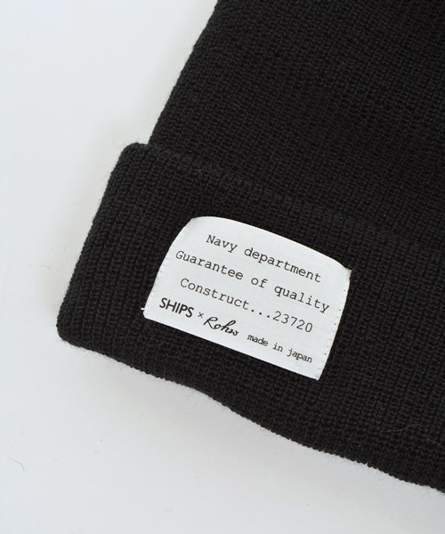 SHIPS for women（シップスフォーウィメン）の「Rohw Master Product/SHIPS ニットキャップ（ニットキャップ/ビーニー・レディース・チャコールグレー/ワイン/イエロー/グリーン/ネイビー/ナチュラル/ブラック/ライトグリーン/サンドベージュ/ダークグレー/コバルトブルー/グレー系その他・ONE SIZE）」の18枚目の写真