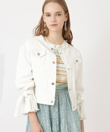 JILL STUART | ◆《JILL JEAN》キャンディスリーブデニムジャケット(ブルゾン)