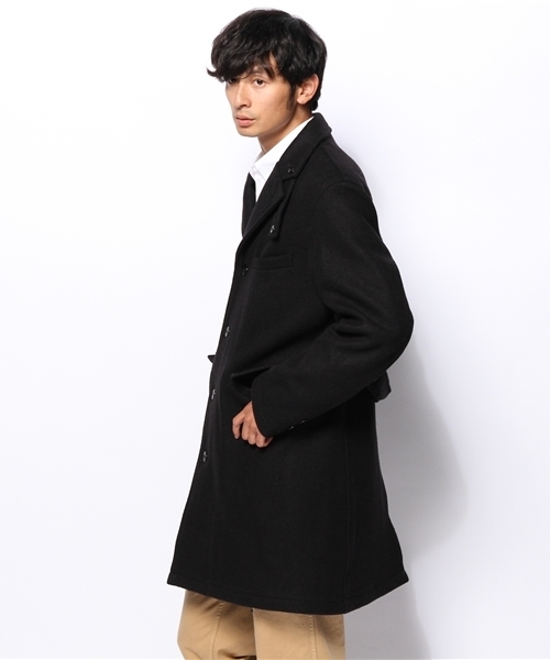 BEAUTY&YOUTH UNITED ARROWS(ビューティーアンドユースユナイテッドアローズ)の「<FIDELITY> TAILOR COAT BY SPECIAL/チェスターコート(ステンカラーコート・メンズ・ロイヤルブルー/ブラック・LARGE/SMALL/MEDIUM)」の4枚目の写真