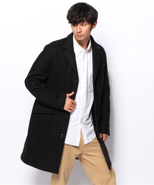 BEAUTY&YOUTH UNITED ARROWS(ビューティーアンドユースユナイテッドアローズ)の「<FIDELITY> TAILOR COAT BY SPECIAL/チェスターコート(ステンカラーコート・メンズ・ロイヤルブルー/ブラック・LARGE/SMALL/MEDIUM)」の6枚目の写真