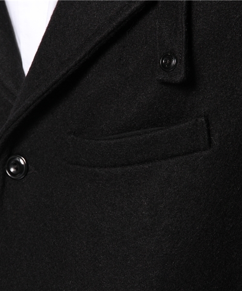 BEAUTY&YOUTH UNITED ARROWS(ビューティーアンドユースユナイテッドアローズ)の「<FIDELITY> TAILOR COAT BY SPECIAL/チェスターコート(ステンカラーコート・メンズ・ロイヤルブルー/ブラック・LARGE/SMALL/MEDIUM)」の8枚目の写真