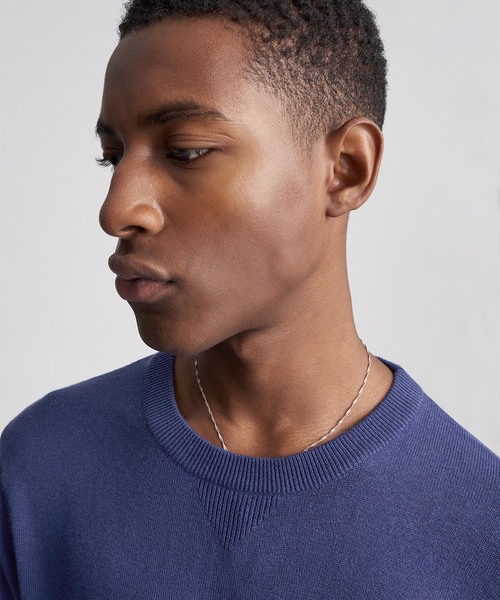 Saturdays NYC（サタデーズ ニューヨークシティ ）の「Everyday Classic Sweater（ニット/セーター・メンズ・ブルー・L/X-SMALL/X-LARGE/S/M）」の2枚目の写真