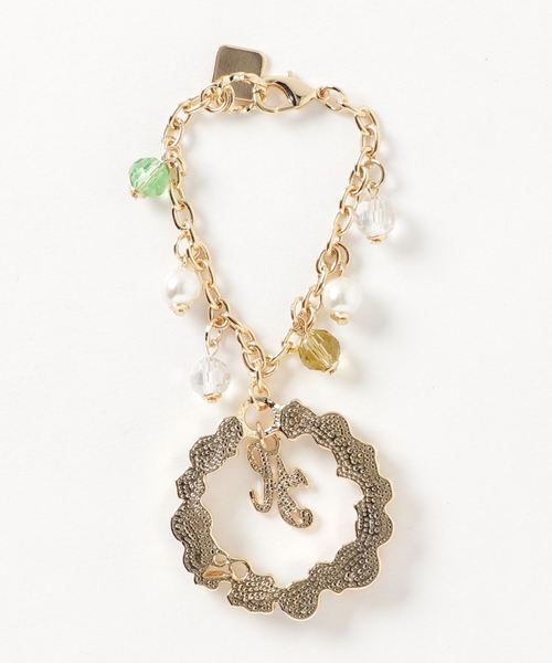 フラワーサークルイニシャルチャームh チャーム Chouette アンドシュエット のファッション通販 Zozotown