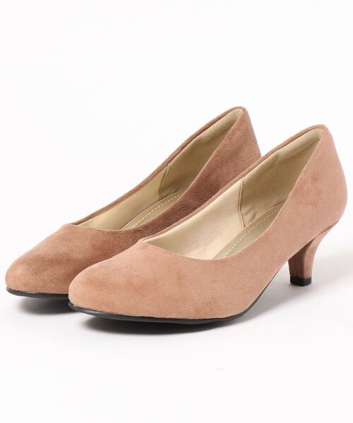 ALETTA（アレッタ）の「ALETTA-ｱﾚｯﾀ- 究極のプレーンパンプス -ラウンドトゥ5cmヒール-（パンプス・レディース・ブラック/ブラック系その他/グレイッシュベージュ/サーモンピンク/ローズ/ブルー系その他/ベージュ系その他/マスタード/クリアブラック/グレー/インディゴブルー/アッシュブラウン/その他/シルバー系その他/スモークピンク/ダークブラウン/杢グレー/トップグレー/ライトグレー/ブラック系/ナチュラル・22.5cm/23.0cm/23.5cm/24.0cm/24.5cm/25.0cm/22.0cm/25.5cm/26.0cm/21.5cm）」の9枚目の写真