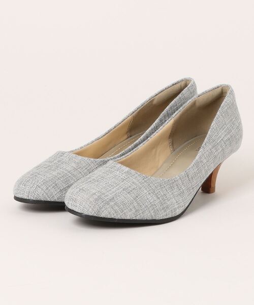 ALETTA（アレッタ）の「ALETTA-ｱﾚｯﾀ- 究極のプレーンパンプス -ラウンドトゥ5cmヒール-（パンプス・レディース・ブラック/ブラック系その他/グレイッシュベージュ/サーモンピンク/ローズ/ブルー系その他/ベージュ系その他/マスタード/クリアブラック/グレー/インディゴブルー/アッシュブラウン/その他/シルバー系その他/スモークピンク/ダークブラウン/杢グレー/トップグレー/ライトグレー/ブラック系/ナチュラル・22.5cm/23.0cm/23.5cm/24.0cm/24.5cm/25.0cm/22.0cm/25.5cm/26.0cm/21.5cm）」の8枚目の写真