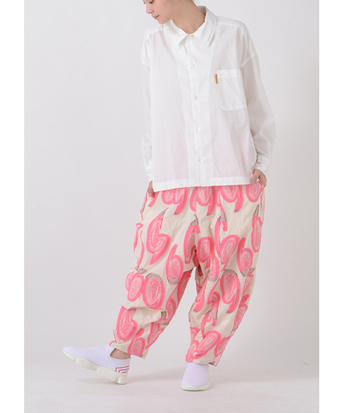新品タグ付き　メルシーボークー mercibeaucoup パンツ ピンクパンツ mercibeaucoup, 「mercibeaucoup，」 サルエルパンツ 0 ピンク