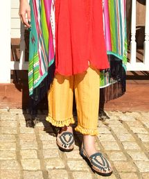 チャイハネ | 【チャイハネ】ラメラインフリンジパンツ(その他パンツ)