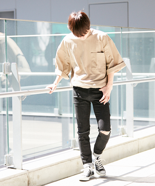 kutir(クティール)の「ウルトラストレッチスキニーデニムパンツ(デニムパンツ・メンズ・ブラック/ブラック系その他・SMALL/MEDIUM/LARGE)」の6枚目の写真