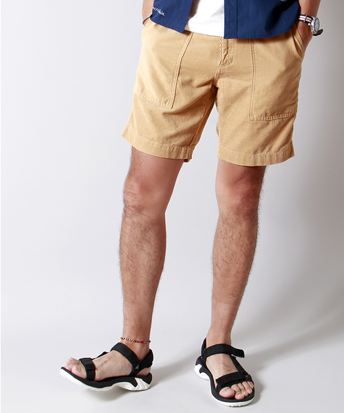 WEGO（ウィゴー）の「WEGO/サマーコールショーツ（その他パンツ・メンズ・ブラック/ダークグリーン/ネイビー/ホワイト/ベージュ/ターコイズブルー/その他1・MEDIUM/LARGE）」の4枚目の写真