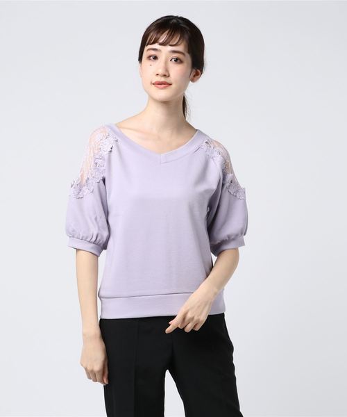 Ingni イング の New肩レース トップス Tシャツ カットソー Wear