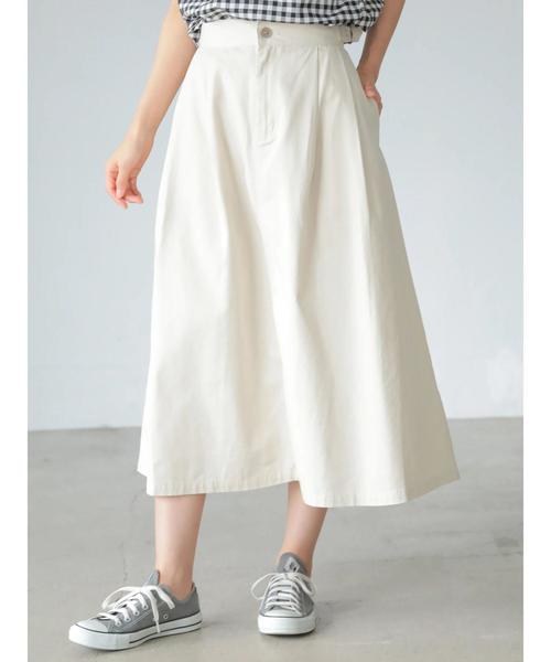 AMERICAN HOLIC（アメリカンホリック）の「綿ツイルバックポケットスカート（スカート・レディース・ライトベージュ/カーキ/ネイビー・L/M）」の10枚目の写真