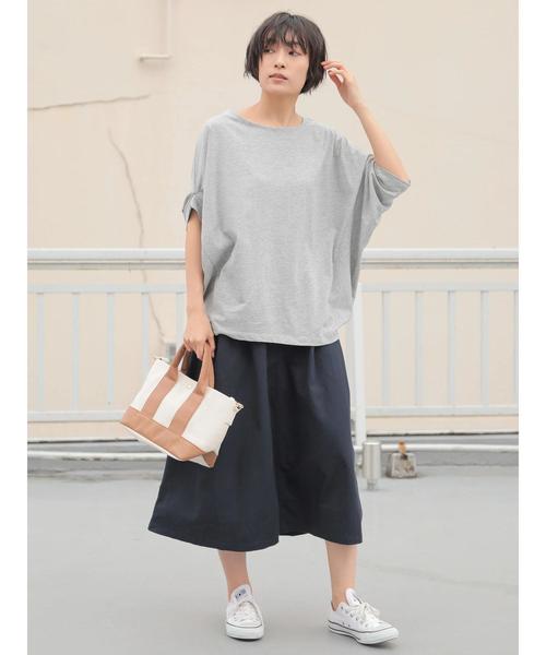 AMERICAN HOLIC（アメリカンホリック）の「綿ツイルバックポケットスカート（スカート・レディース・ライトベージュ/カーキ/ネイビー・L/M）」の8枚目の写真