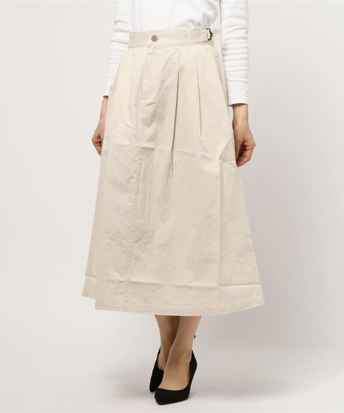 AMERICAN HOLIC（アメリカンホリック）の「綿ツイルバックポケットスカート（スカート・レディース・ライトベージュ/カーキ/ネイビー・L/M）」の22枚目の写真