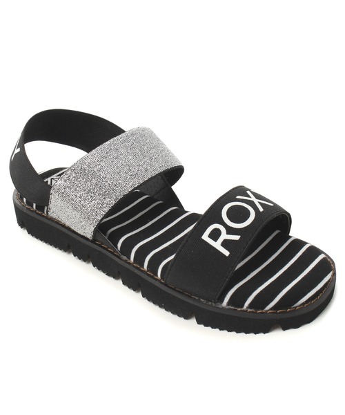 ROXY(ロキシー)の「SUN SEEKER/ロキシー サンダル ストラップ(サンダル・レディース・ホワイト/ブラック/シルバー・23cm/24cm/25cm)」の1枚目の写真