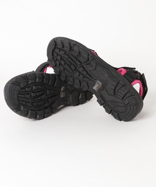 WEGO（ウィゴー）の「WEGO/クッションソールストラップサンダル（サンダル・メンズ・ブラック/パープル・SMALL/MEDIUM/LARGE）」の4枚目の写真