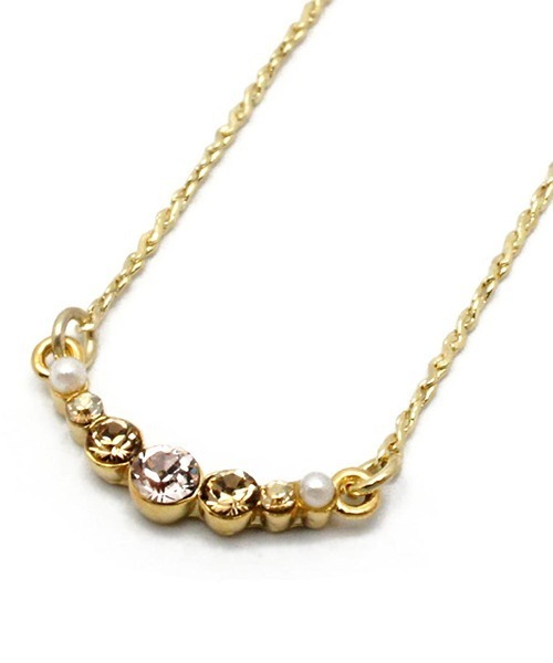 Zoule Curved Stone ニッケルフリー ネックレス Gargle ガーグル のファッション通販 Zozotown