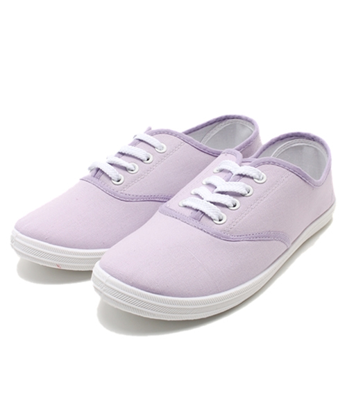 WEGO（ウィゴー）の「WEGO/キャンバススニーカー（スニーカー・レディース・ホワイト/ブラック/イエロー/ピンク/パープル・23.5/24.5）」の3枚目の写真