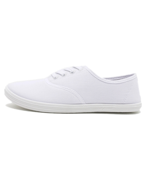 WEGO（ウィゴー）の「WEGO/キャンバススニーカー（スニーカー・レディース・ホワイト/ブラック/イエロー/ピンク/パープル・23.5/24.5）」の12枚目の写真