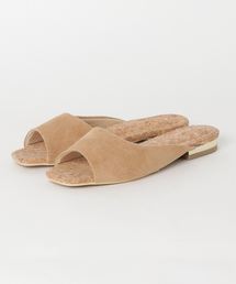 アシンメトリーフラットコルクサンダル