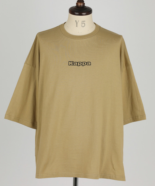 Kappa（カッパ）の「Kappa 別注 ブランドロゴ グラフィック ビッグTシャツ 半袖 ユニセックス（Tシャツ/カットソー・メンズ・ホワイト/ブラック/ベージュ/A・S/M/L/XL）」の5枚目の写真