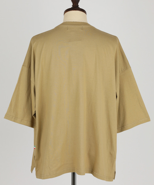 Kappa（カッパ）の「Kappa 別注 ブランドロゴ グラフィック ビッグTシャツ 半袖 ユニセックス（Tシャツ/カットソー・メンズ・ホワイト/ブラック/ベージュ/A・S/M/L/XL）」の6枚目の写真