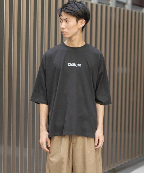 Kappa（カッパ）の「Kappa 別注 ブランドロゴ グラフィック ビッグTシャツ 半袖 ユニセックス（Tシャツ/カットソー・メンズ・ホワイト/ブラック/ベージュ/A・S/M/L/XL）」の14枚目の写真