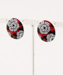 【Beauty bell】レトロ花柄ピアス