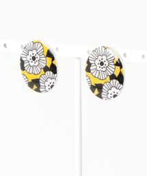 【Beauty bell】レトロ花柄ピアス