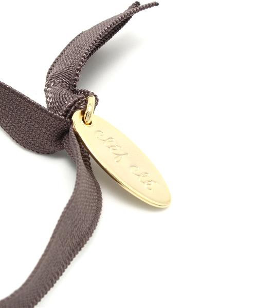 ODETTE E ODILE（オデットエオディール）の「クレデュ クレ/CC フラワービジューBR&ゴム（ブレスレット・レディース・グレー/ピンク/ケリー・フリー）」の6枚目の写真