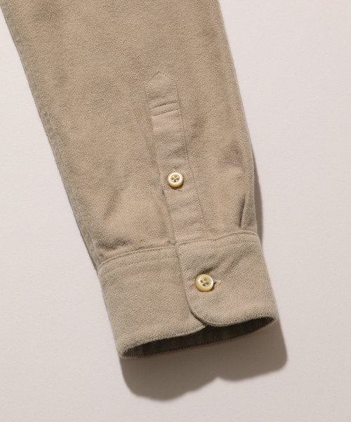 ADAM ET ROPE'（アダムエロペ）の「起毛ネル バンドカラーシャツ（シャツ/ブラウス・メンズ・ダークブラウン/モスグリーン/マスタード・LL/M/L）」の10枚目の写真