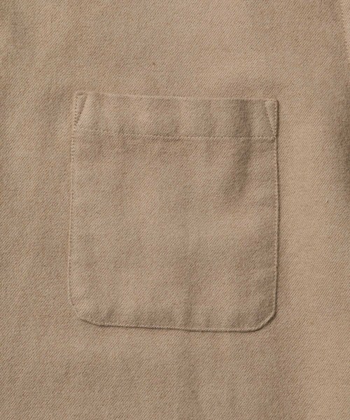 ADAM ET ROPE'（アダムエロペ）の「起毛ネル バンドカラーシャツ（シャツ/ブラウス・メンズ・ダークブラウン/モスグリーン/マスタード・LL/M/L）」の12枚目の写真