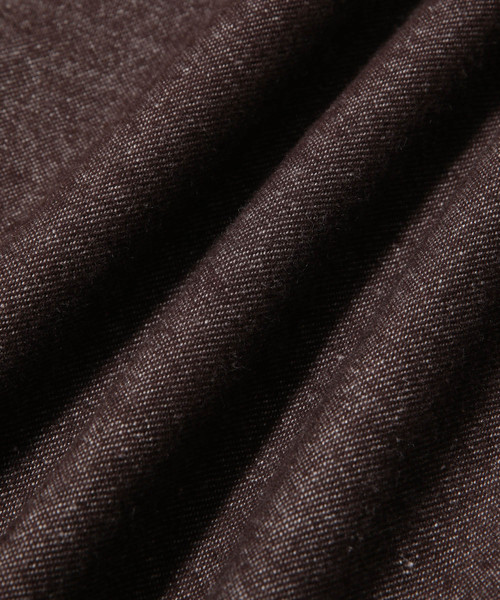 ADAM ET ROPE'（アダムエロペ）の「起毛ネル バンドカラーシャツ（シャツ/ブラウス・メンズ・ダークブラウン/モスグリーン/マスタード・LL/M/L）」の15枚目の写真