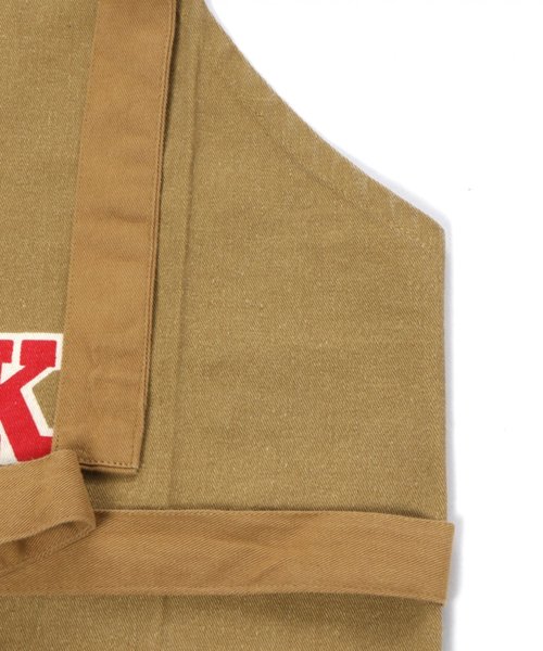 niko and...（ニコアンド）の「オリジナルカラーブロックエプロン（エプロン・レディース・カーキ/ベージュ・0）」の4枚目の写真