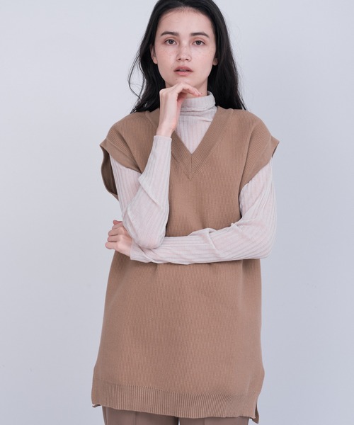ロングニットベスト ベスト Allumer アリュメール のファッション通販 Zozotown