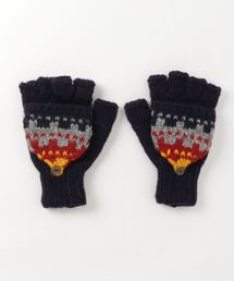 FUNALIVE（ファンアライブ）の「SI Original ハンドメイド 指ぬき２WAYウールグローブ（手袋・メンズ）」