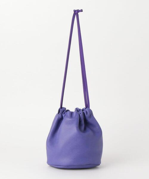 mormyrus(モルミルス)の「<mormyrus>レザードロストショルダーバッグ ◆(ショルダーバッグ・レディース・ブラック/パープル/ナチュラル/ライトグレー/クリーム・FREE)」の19枚目の写真