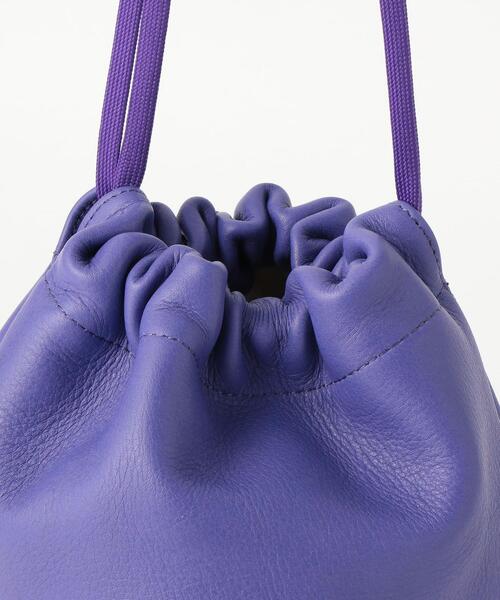 mormyrus（モルミルス）の「＜mormyrus＞レザードロストショルダーバッグ о（ショルダーバッグ・レディース・パープル/ブラック/ナチュラル/ライトグレー/クリーム・FREE）」の6枚目の写真